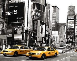 Taxi in Times Square, NYC