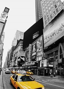 Taxi in Times Square, NYC